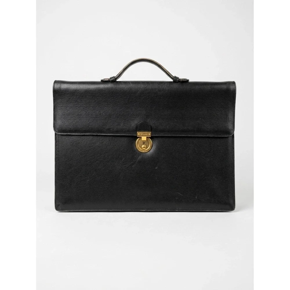 Authentic Salvatore Ferragamo Men's Briefcase/Portfolio / MSRP originally $2,130
